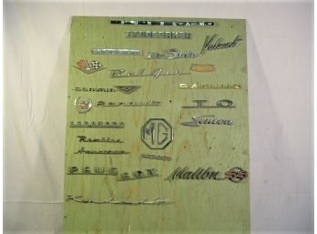 Collection Of 22 Car Emblems  (259)