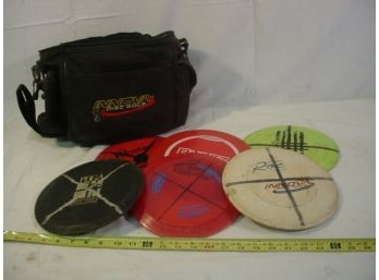 Disc Golf Bag And Six 8.5' Discs  (223)