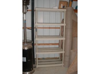 6' Five Shelf Plastic Shelving Unit By Keter  (65)
