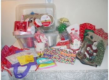 Craft Supplies, Ribbon & Bows, Raffia, Christmas, Tiles  (94)