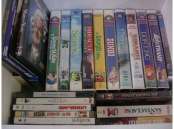 12 VHS Children's Videos, 20 DVDs  (93)