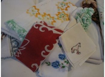 Tablecloths, Doily, Hankies, Towels, Tile And More  (30)