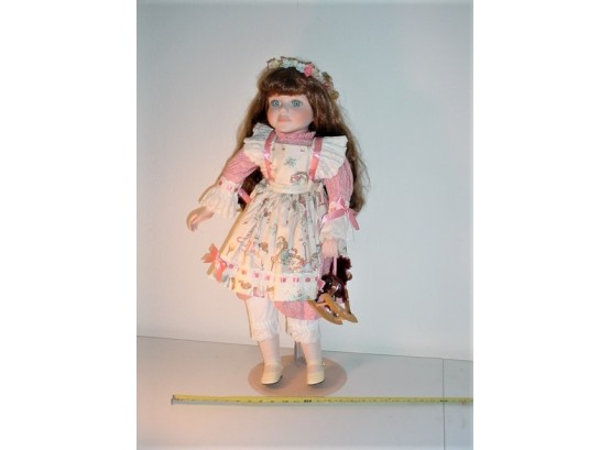 Betty Jane Carter Doll, 29' With Toy Rocking Horse  (46)