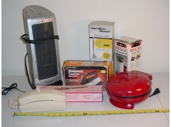 Heater, Electric Knife, Travel Iron, Cupcake Maker, Coffee Mill, Phone     (170)