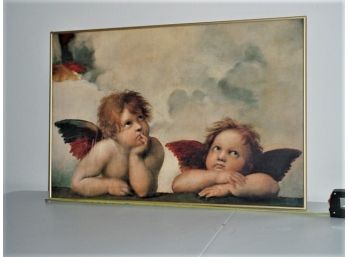 Framed Print Of Angels, 35'x 24'  (44)