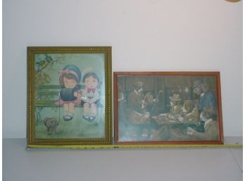 2 Framed Prints, 12'x 14' , 15'x 11'  (43)