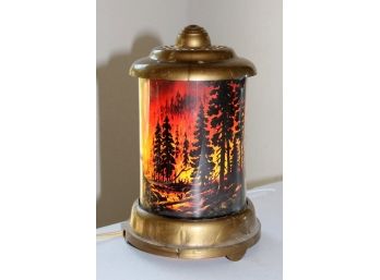 Electric Scenic Wildfire Motion Lamp. (62)