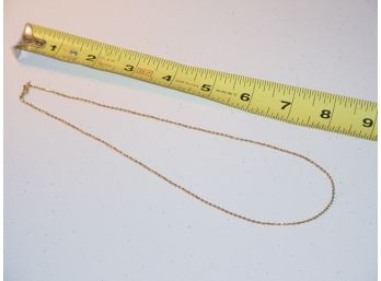 18' 14K Gold Necklace, 3.8 Grams  (177)