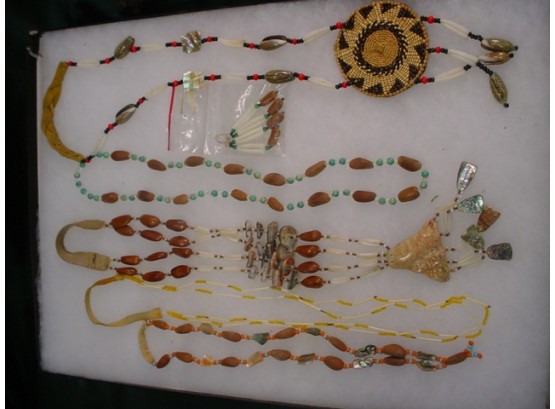 5 Necklaces, Beads And Shells  (1144)
