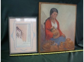 Two Native American Pictures (1104)