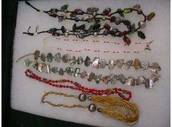 5 Necklaces, Beads And Shells  (1145)