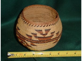 Small Woven Hupa Bowl/Basket (1003)