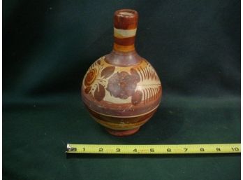 Hand Decorated Stoneware Vase (1135)