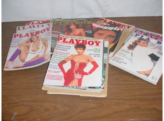 15 Assorted Playboy & Playgirl Periodicals   (241)
