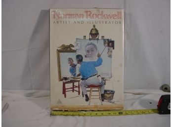 Very Large Norman Rockwell 1970 Book, 12'x 18'  (30)