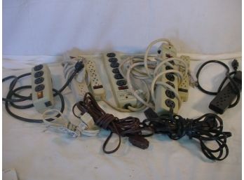 7 Power Strips, 3 Extension Chords  (4)