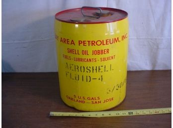 Bay Area Petroleum 5 Gallon Oil Can  (222)