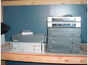 CD Player, Controller, Amp, DVR, 3 Saser Vision Players  (129)