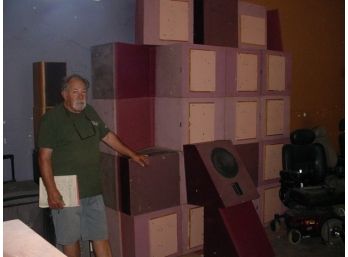 Group Of 35 Commercial Theater Speakers From Anderson Movie Theater  (103)