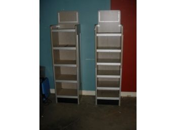 2 Shelving Units, 6 Shelves Each, 15'x 57'H  (13)