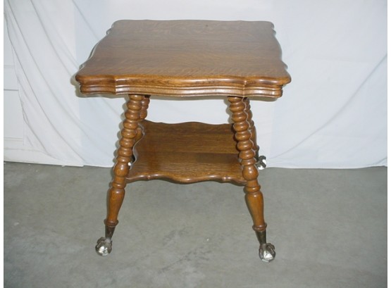 Oak Parlor Table  (168)