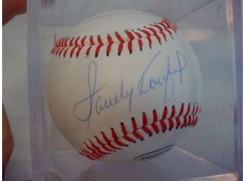 Sandy Kofax Autographed Baseball  (229)