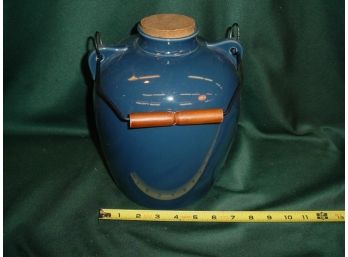 Stoneware Handledj Jar W/ Cork Stopper, 10'H (62)