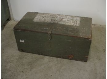 WW II Wooden Foot Locker  (144)