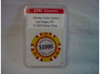 Monte Carlo $1000.00 Poker Chip  (215)