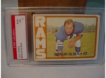 1972 Merlin Olsen Graded Card  (202)