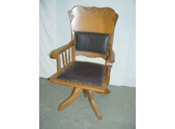 Oak Office Chair   (167)