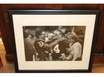Framed Photo Of Roger Craig & Tom Rathmann San Francisco 49ers, 26'x 22'   (110)