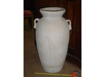 Tall White Ceramic Amphora Pot, 10'x 29'  (9)