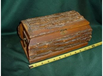 Hinged Wood Box W/ Handles  (63)