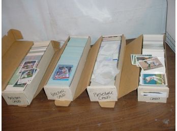 4 Boxes Of 1991 Baseball Cards  (54)