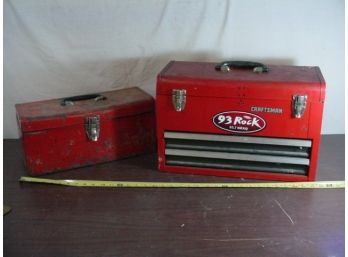2 Tool Boxes ( One Craftsman)  (158)