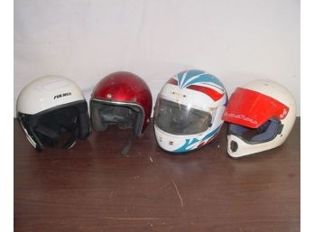 4 Motorcycle Helmets  (218)