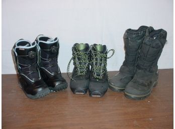 3 Pair Of Boots  (36)