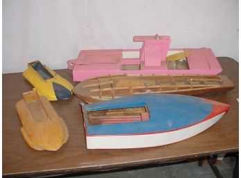 Model Wood Boats  (8)