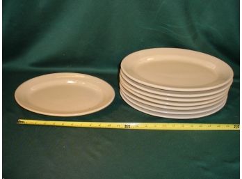 7 Tepco 13' Platters, 1 No Mark, 12' Platter   (53)