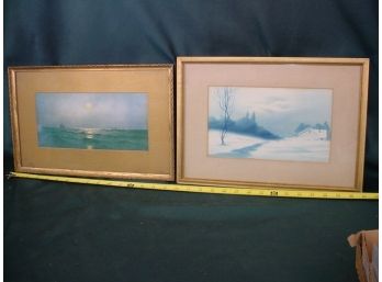 2 Framed Prints, 15'x 10' & 15'x 11'  (58)