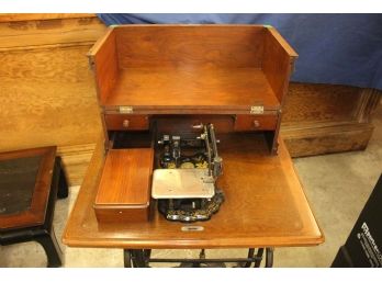 Wheeler & Wilson Treadle Sewing Machine, Pat'd 1854   (99)