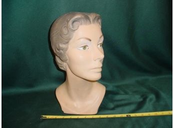 Ceramic Head Bust Of A Woman, 14'H  (25)