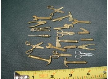 19 Brass Tool Charms  (23)