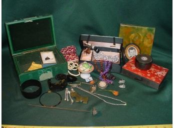 Jewelry Boxes, Jewelry, Hat Pin, Picture Frame, Painted Tile, More  (22)