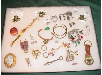 Assorted Jewelry: Bracelets, Pins, Etc.  (79)