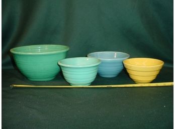 4 Ceramic Bowls, 8',6', 5 1/2', 5'  (5)