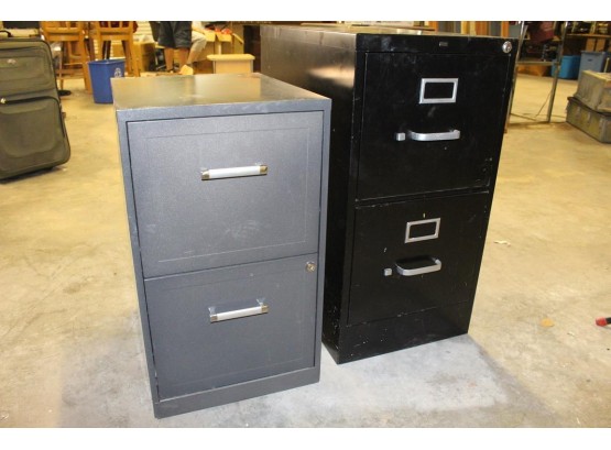 2 Small Filing Cabinets  (213)