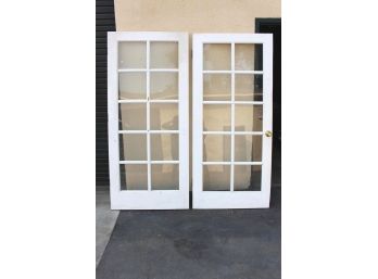 Pair Of Doors 3' X 78' W/ One Knob  (11)