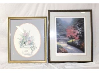 2 Framed And Matted Kincade & Bertrand Prints  (39)